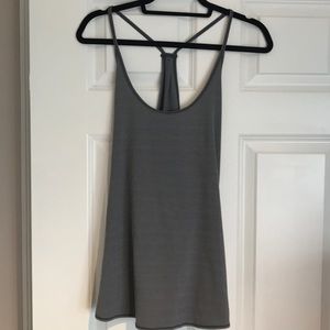 Open back workout tank